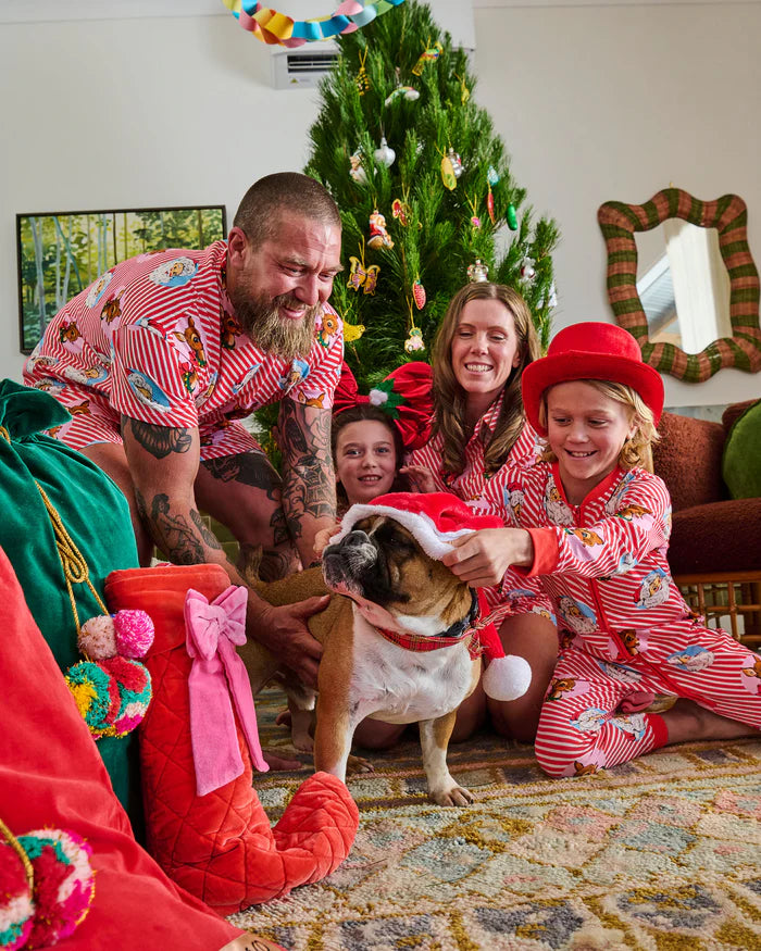 Christmas Bow Velvet Stocking | Kip & Co