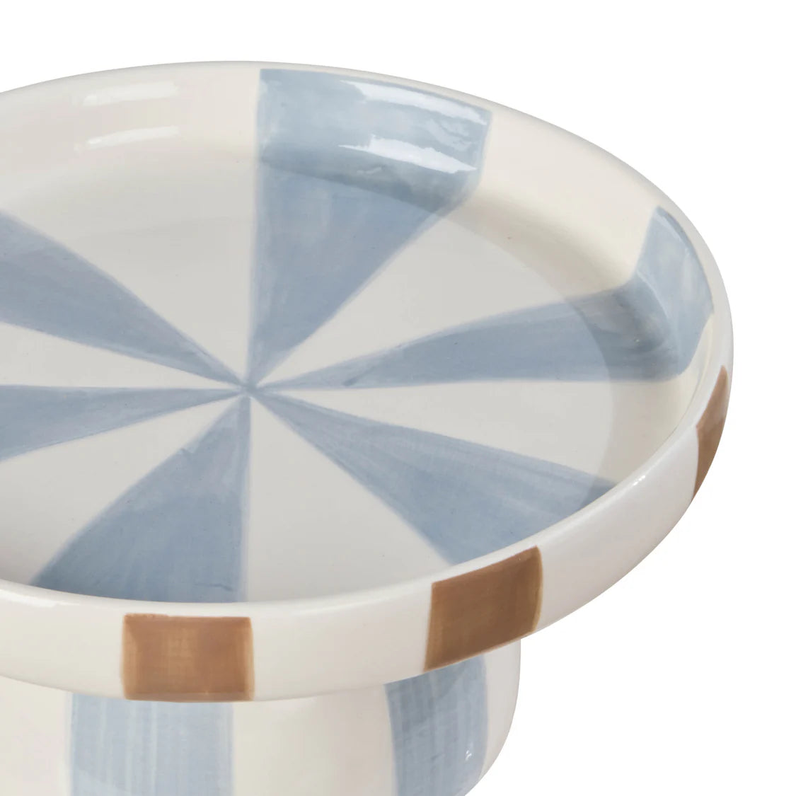 Coco Stripe Dish Multi Coloured | Emporium