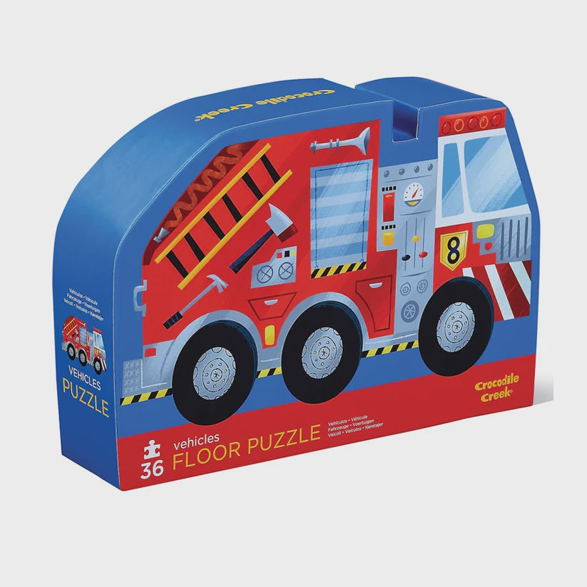 36 Piece Puzzle Fire Truck | Crocodile Creek
