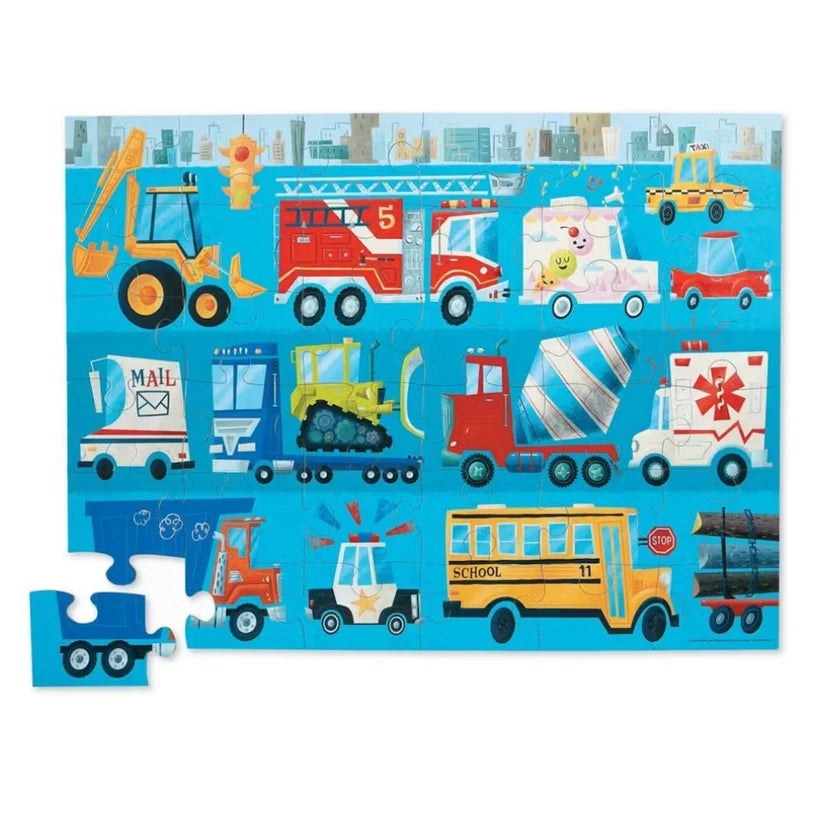 36pc Floor Puzzle Fire Truck | Crocodile Creek