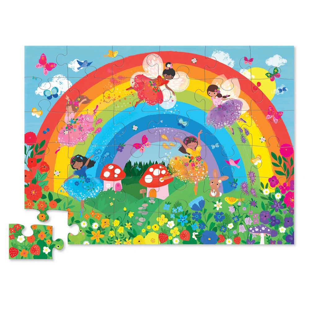 36 Piece Floor Puzzle Over the Rainbow | Crocodile Creek