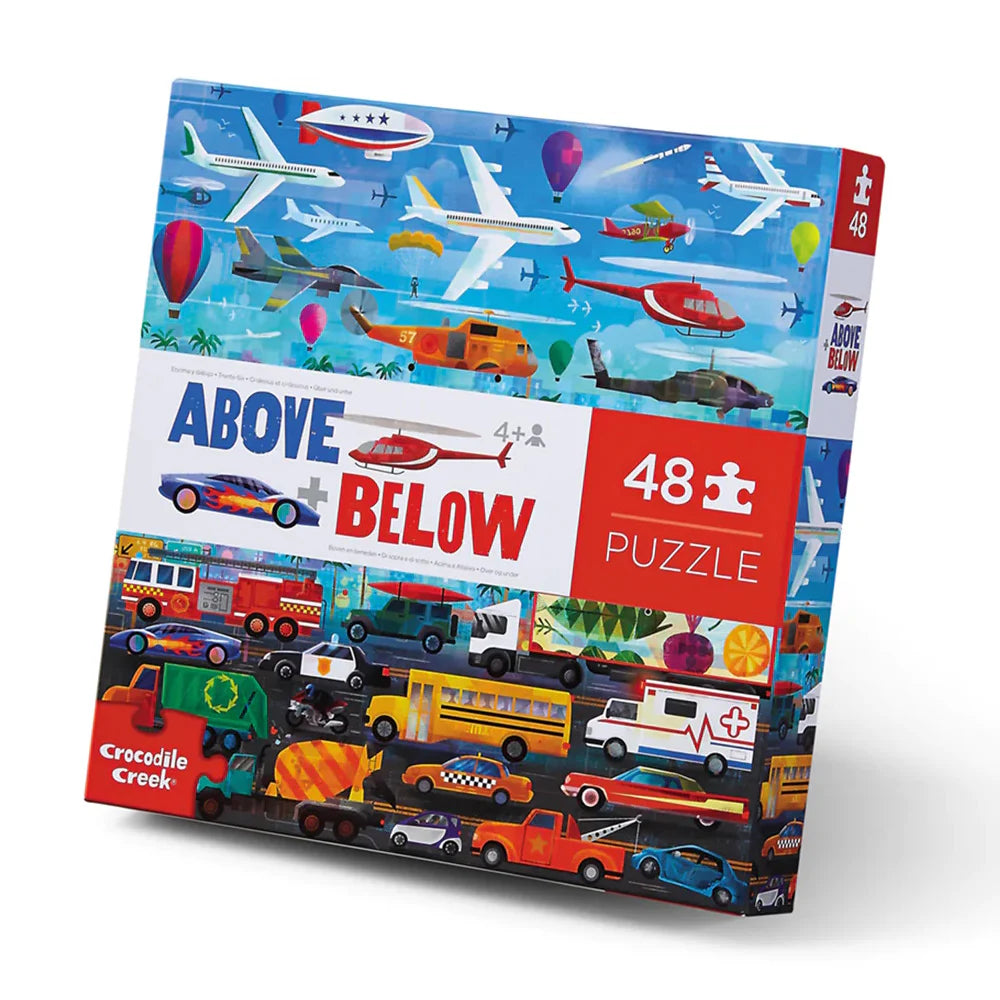 48 Piece Puzzle - Above & Below Things that Go | Crocodile Creek