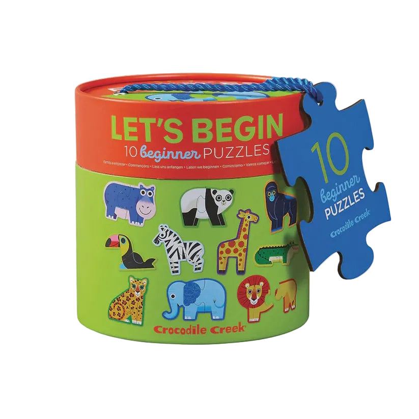 Let's Begin 2 Piece Puzzles - Jungle | Crocodile Creek