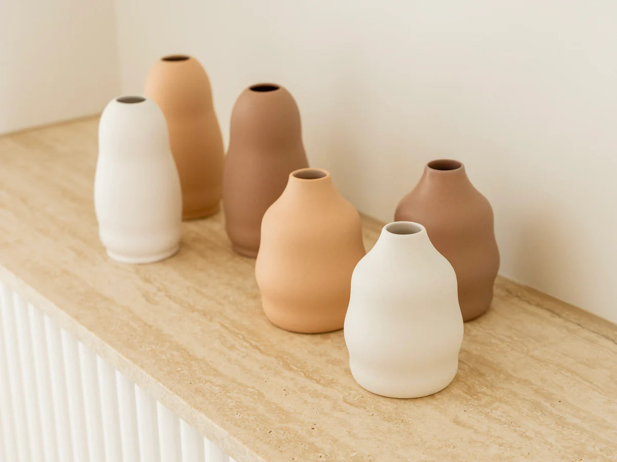 Harmie Vase Rosie - White | Ned Collections