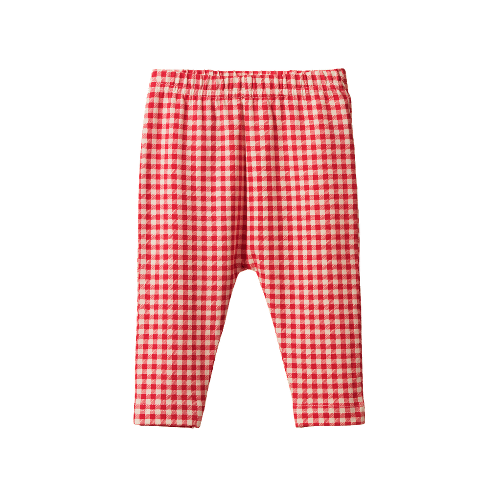 LEGGINGS - Red Gingham | Nature Baby