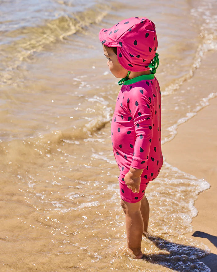 Melon Baby Long Sleeve Zip Bathers | Kip & Co