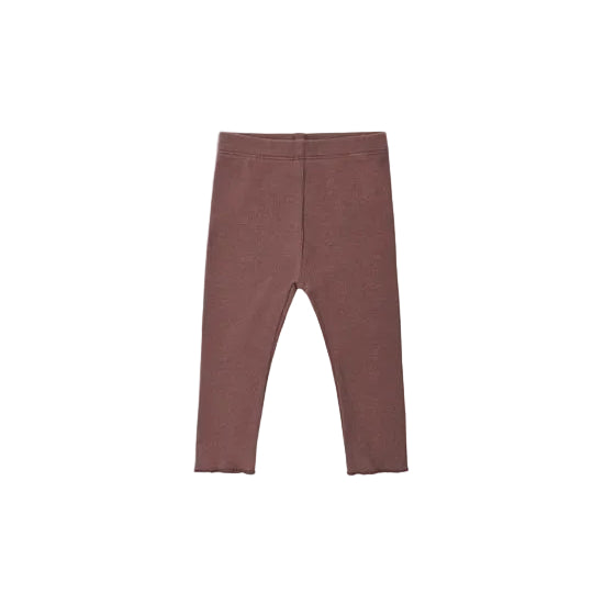 Ribbed legging - Black Cherry | Quincy Mae