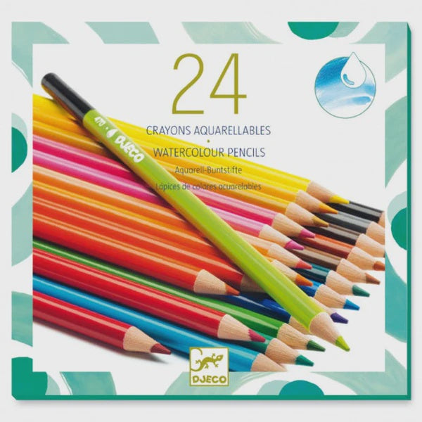 Watercolour Pencils - 24pk | Djeco