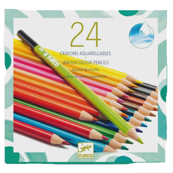 Watercolour Pencils - 24pk | Djeco
