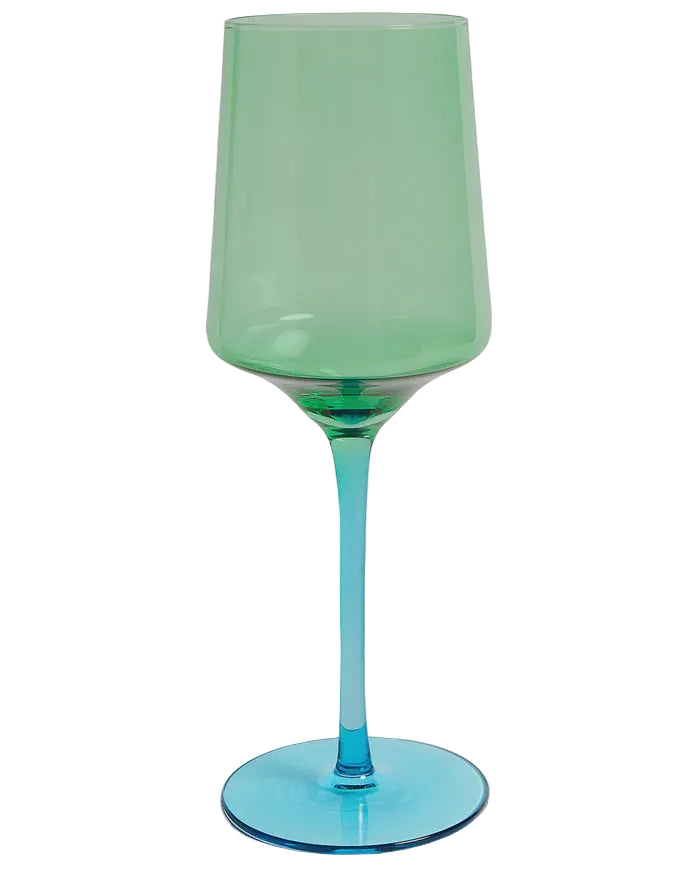Pistachio Crush Vino Glass 2P Set One Size | Kip & Co