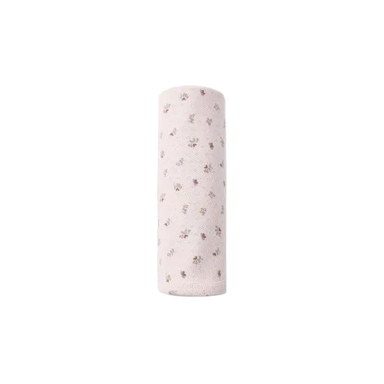 Pointelle Baby Blanket Heart Ditsy - Lilac | Quincy Mae