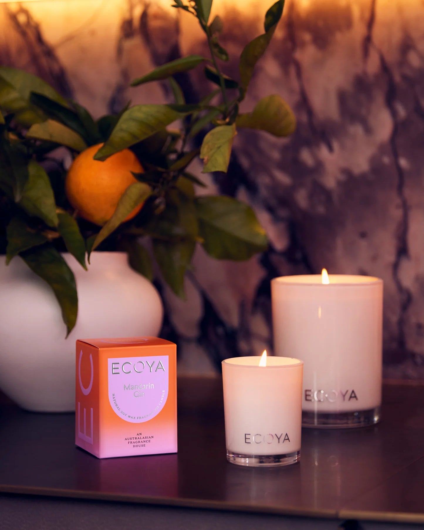 Mandarin Gin Madison Candle | Ecoya