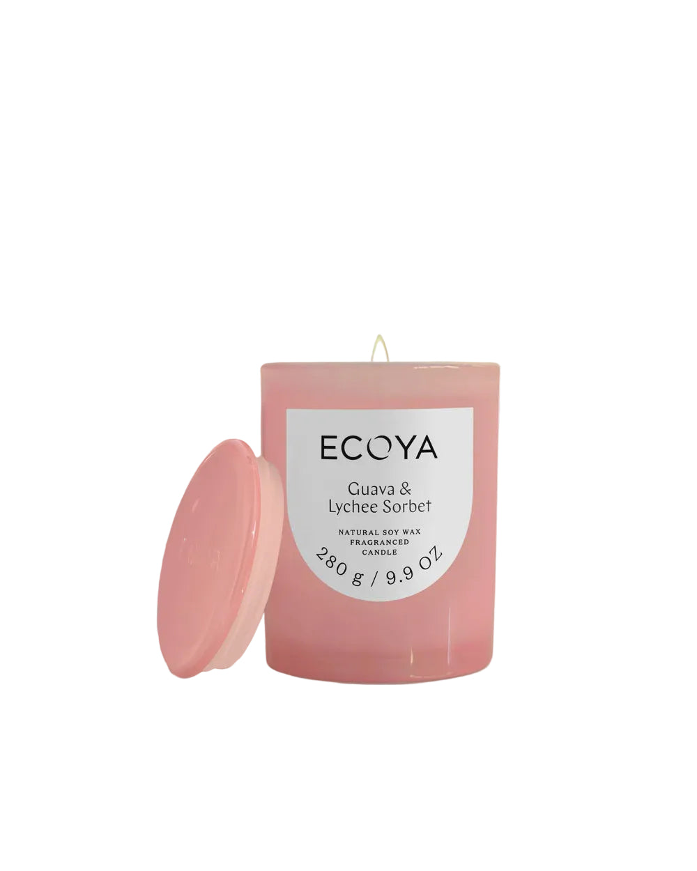 Guava & Lychee Sorbet Metro Candle | Ecoya