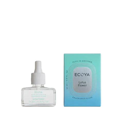 Lotus Flower Plug-In Diffuser Fragrance Flask | Ecoya