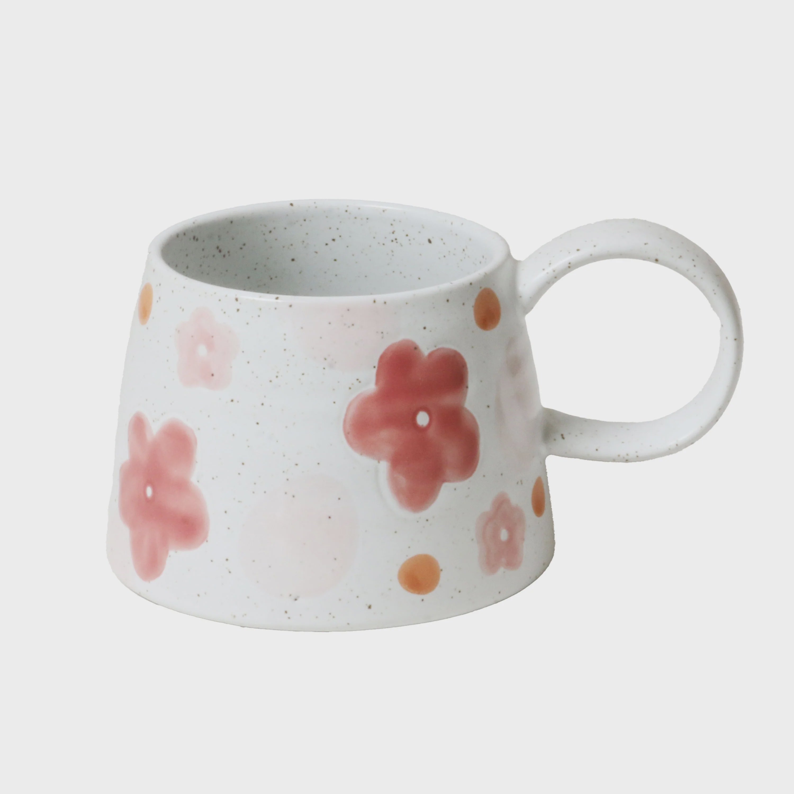 Barbara Large Handled Mug - Flower Garden