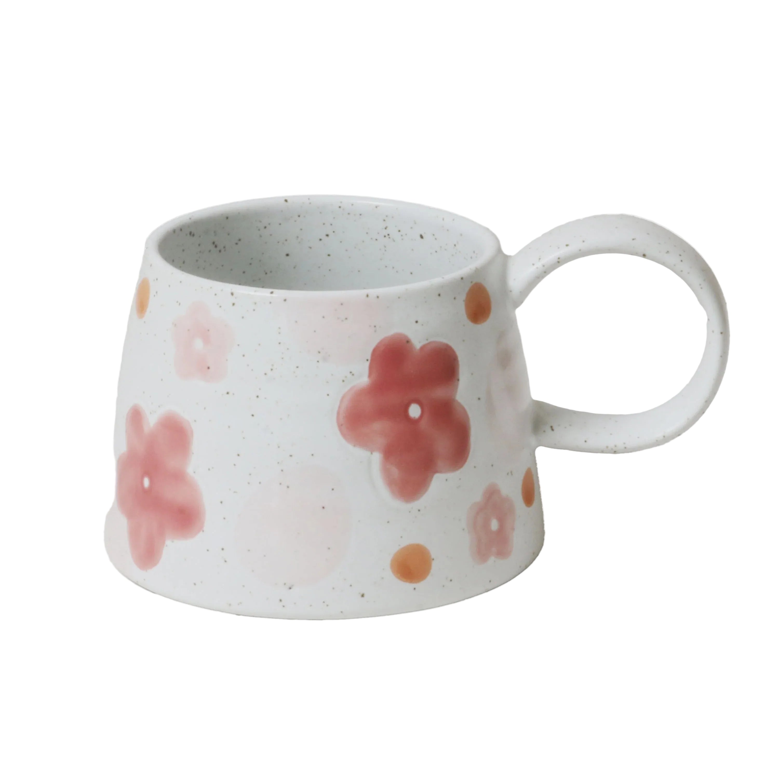 Barbara Large Handled Mug - Flower Garden