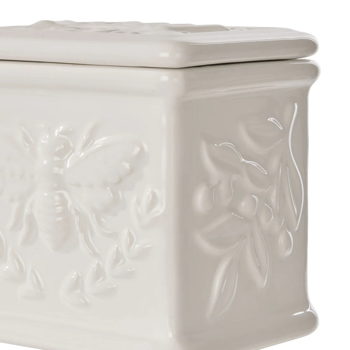 Wildflower & Hive Salt Cellar White | Davis & Waddell