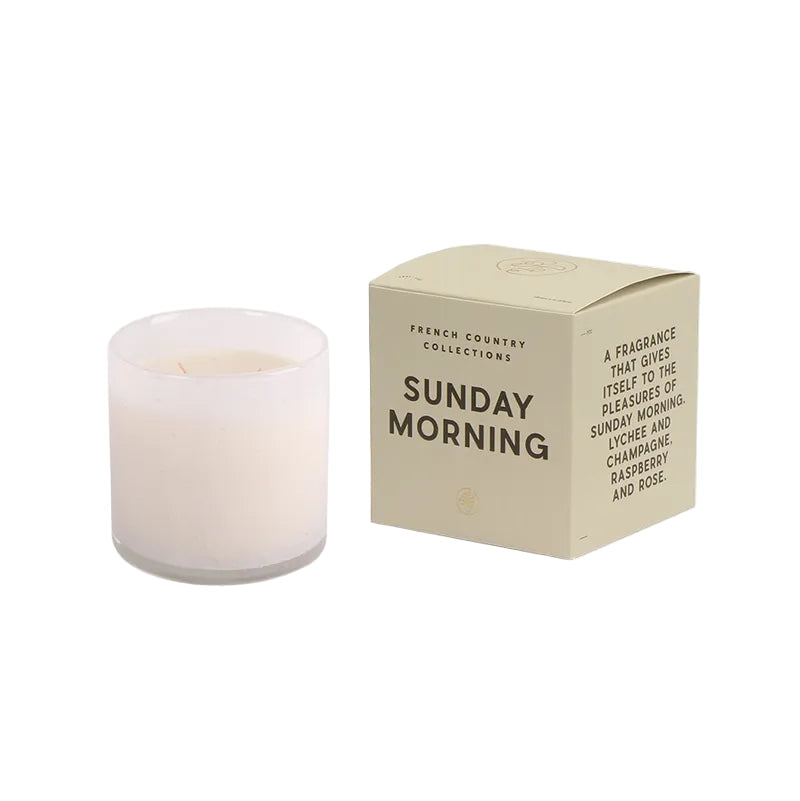 Sunday Morning Glass Candle | French Country