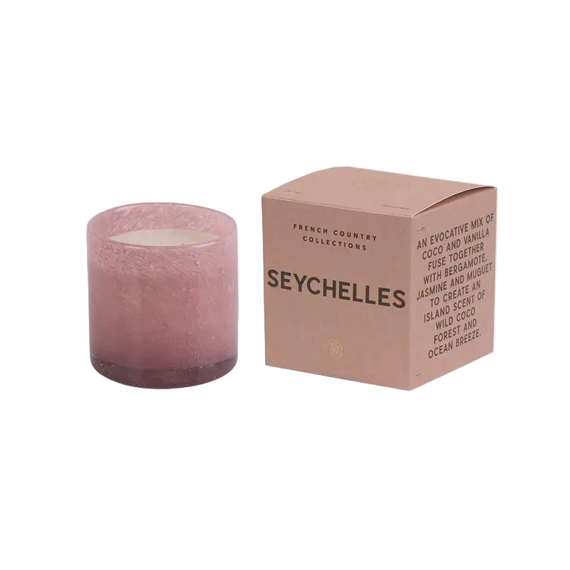 Seychelles Glass Candle | French Country