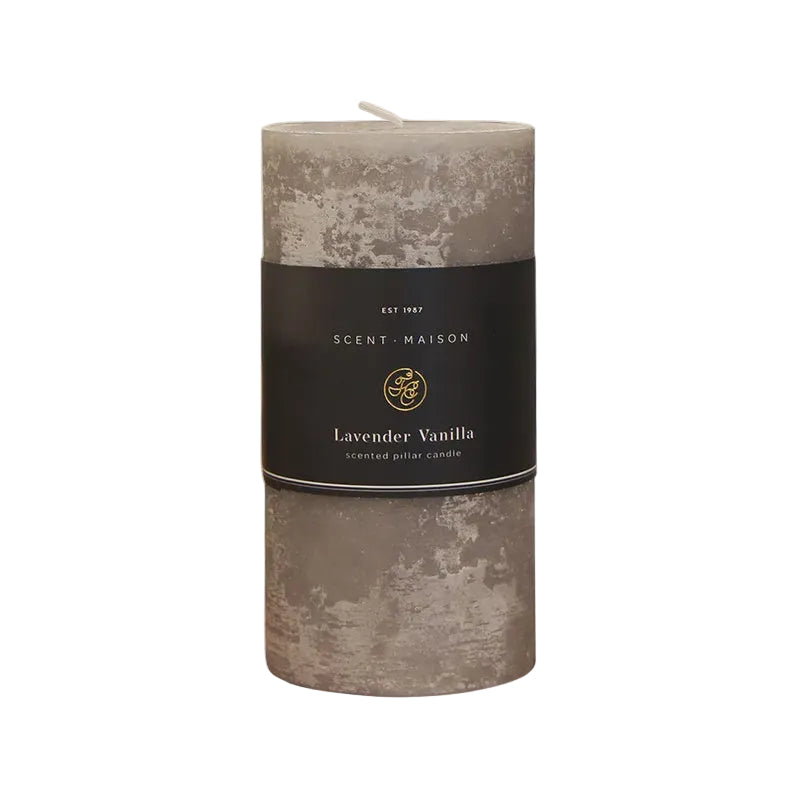 Maison Pillar Candle - Lavender Vanilla | French Country