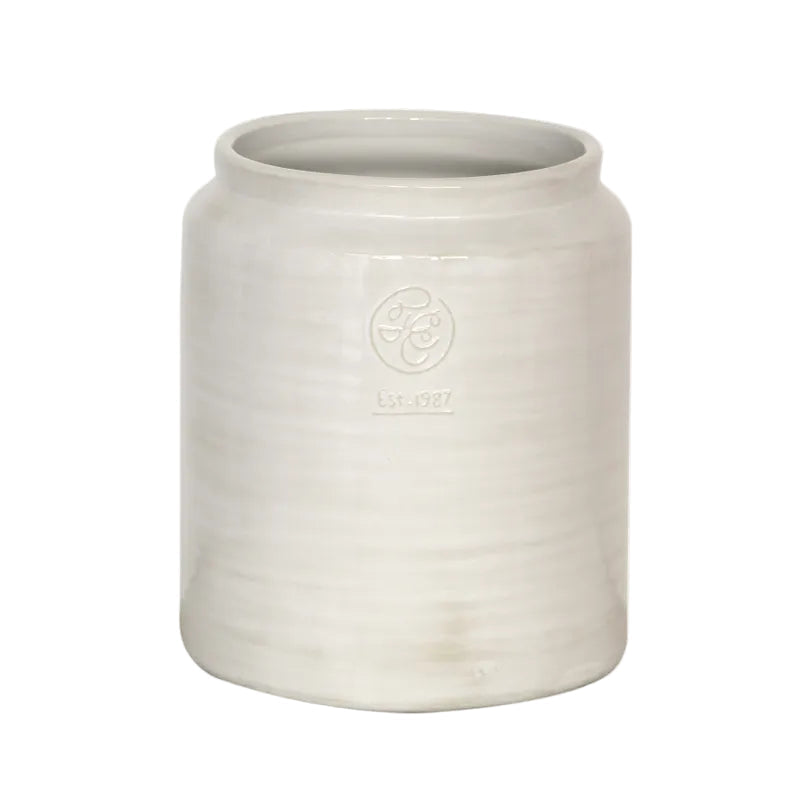 Franco Rustic White Utensil Holder Large | French Country