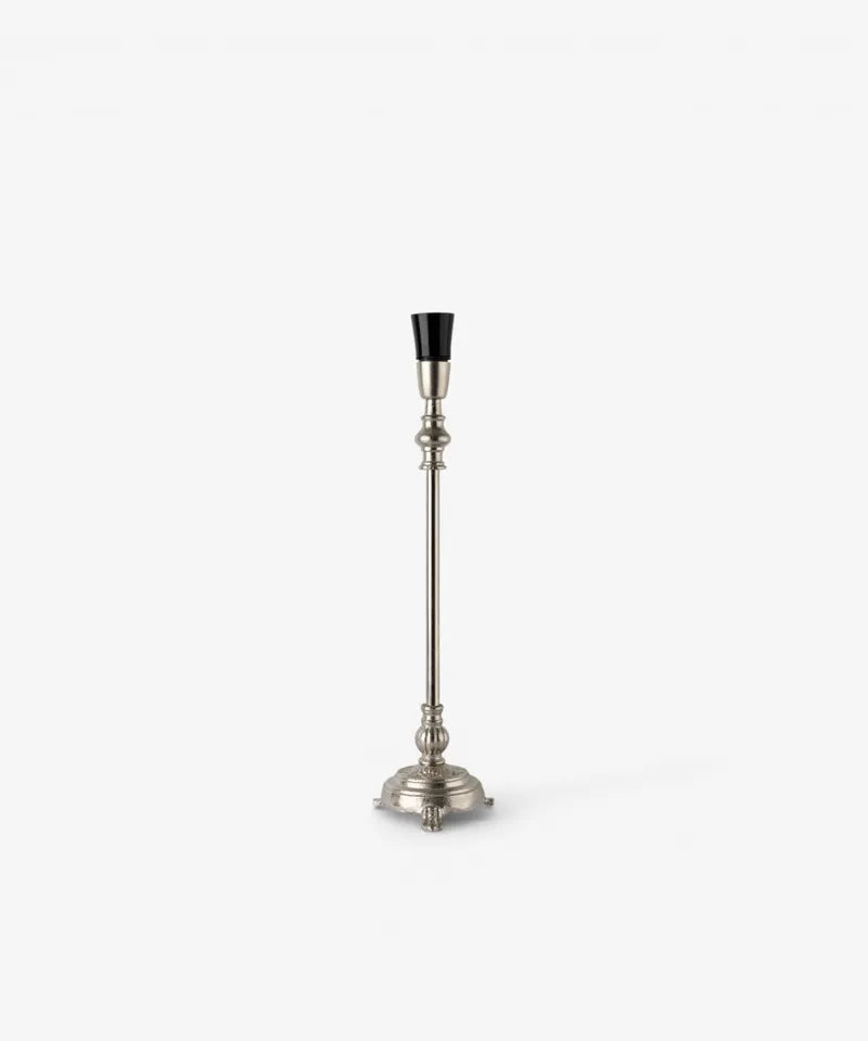 Clara Lamp Base - Antique Silver | French Country