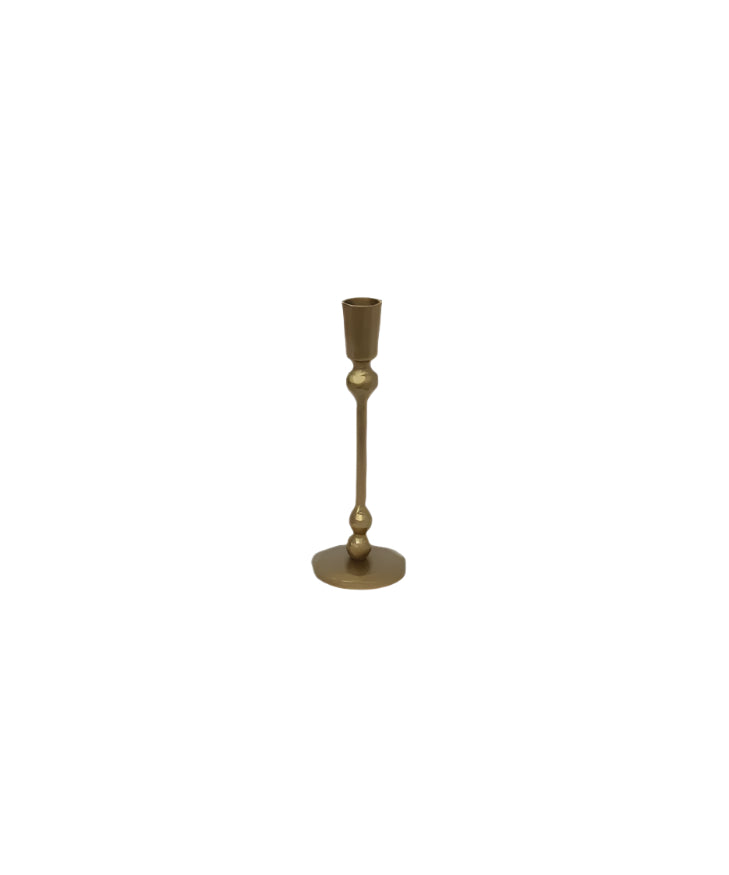 Eddie Gold Candleholder Small | French Country