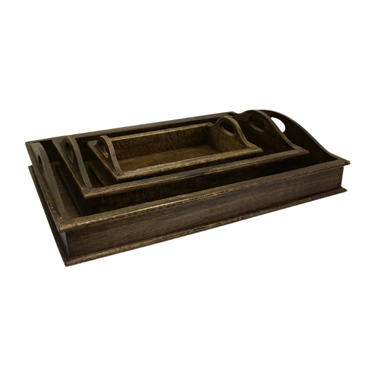 Rustic Rectangle Trays (SET 3) | French Country