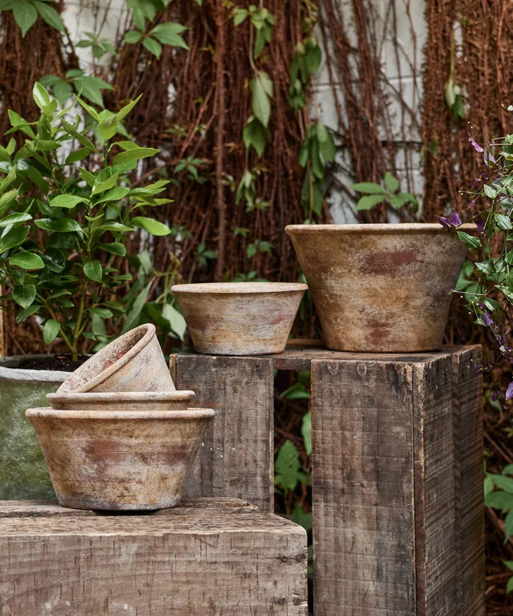 Providence Wide Plant Pot Small  |  French Country