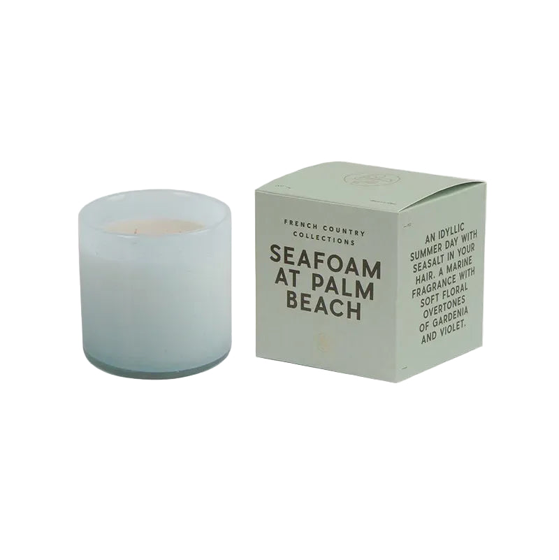 Seafoam at Palm Beach Glass Candle | French Country