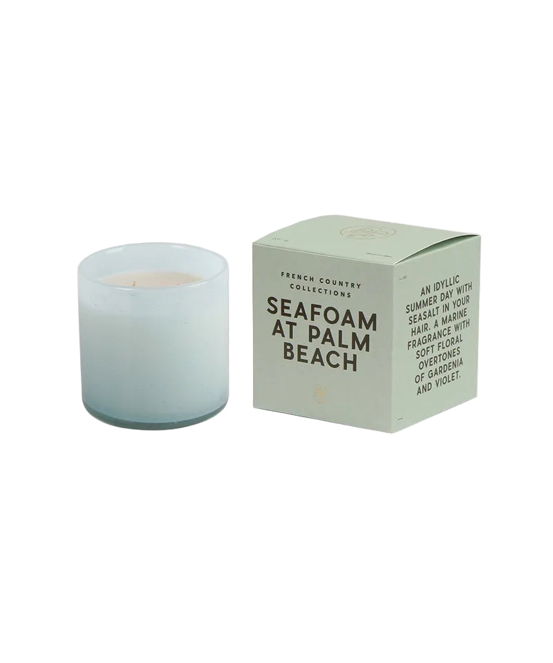 Seafoam at Palm Beach Glass Candle | French Country