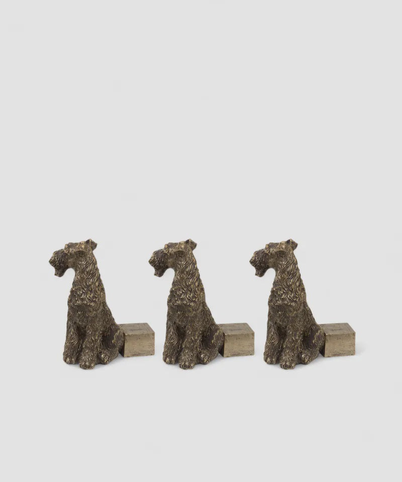 Scottie Dog Pot Stand - Large (3PC) | French Country