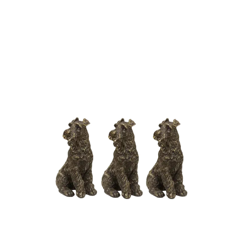 Scottie Dog Pot Stand - Large (3PC) | French Country