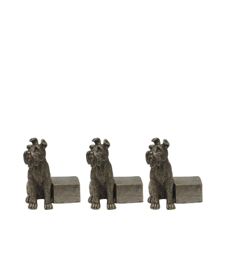 Scottie Dog Pot Stand - Small (3PC) | French Country