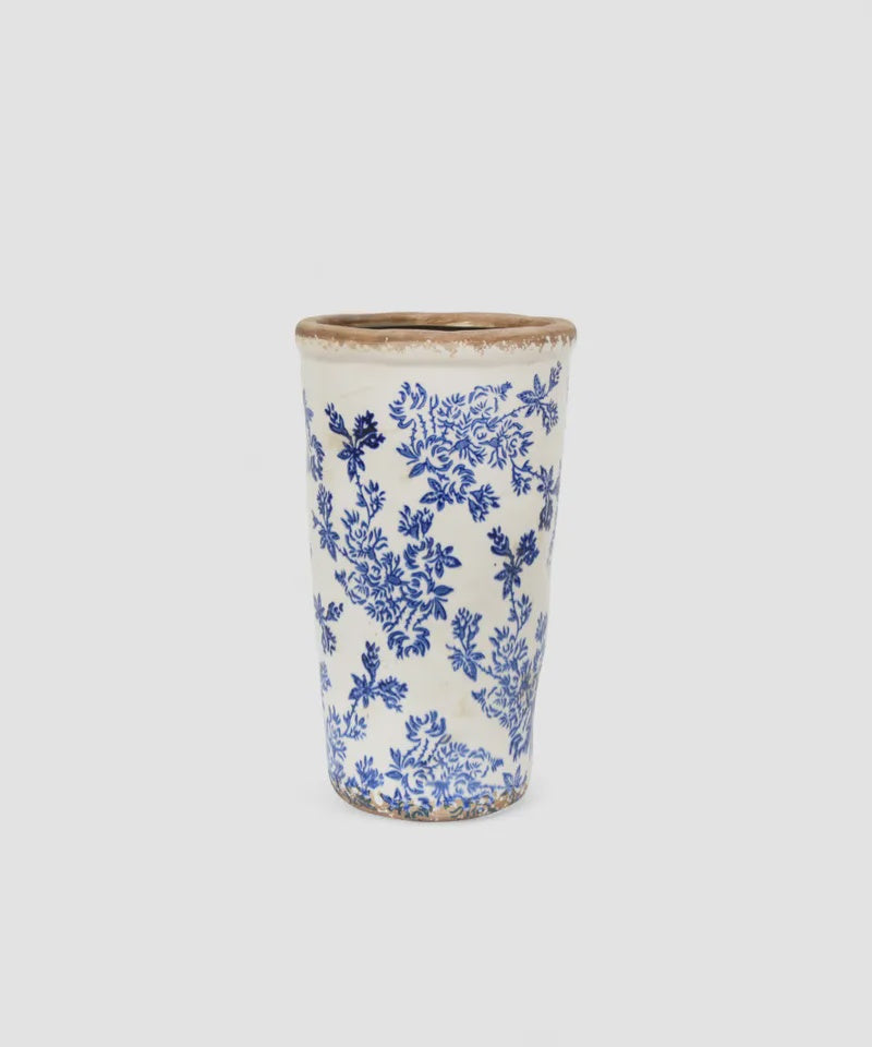 Blue Floral Vase | French Country