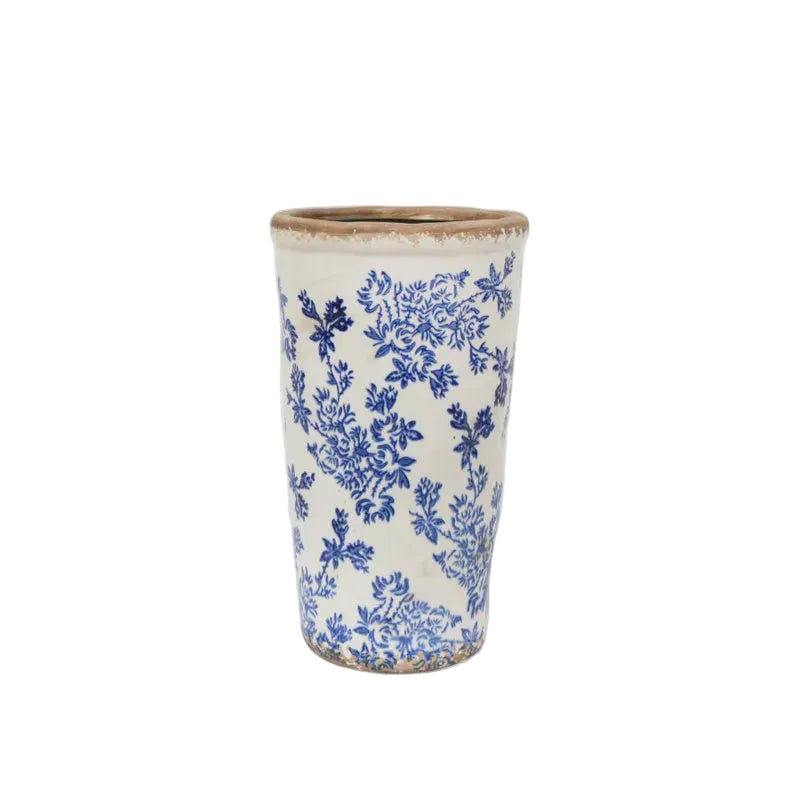 Blue Floral Vase | French Country