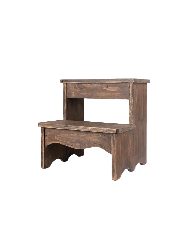 Wooden Step Stool | French Country