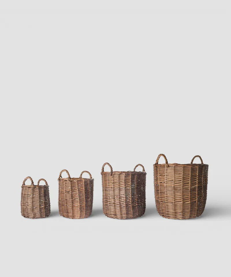 Riviera Woven Round Basket - Medium | French Country