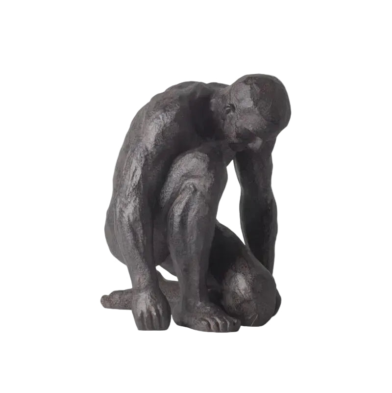 Migual Crouching Sculpture | French Country