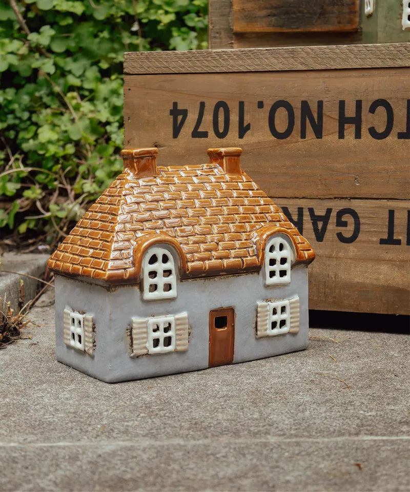 Cotswold Tea Light Cottage Blue | French Country