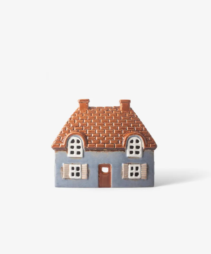 Cotswold Tea Light Cottage Blue | French Country