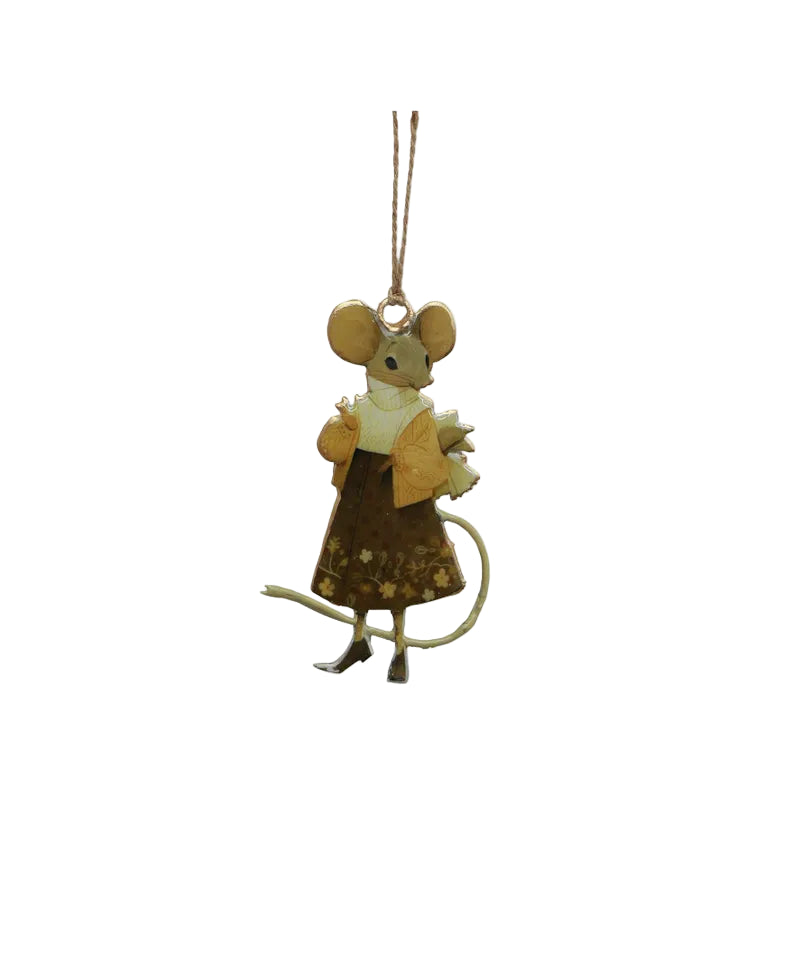 Beatrice Ochre Hanging Mouse | French Country