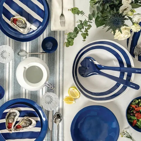 Riviera Salad Servers - Med Blue | Guzzini