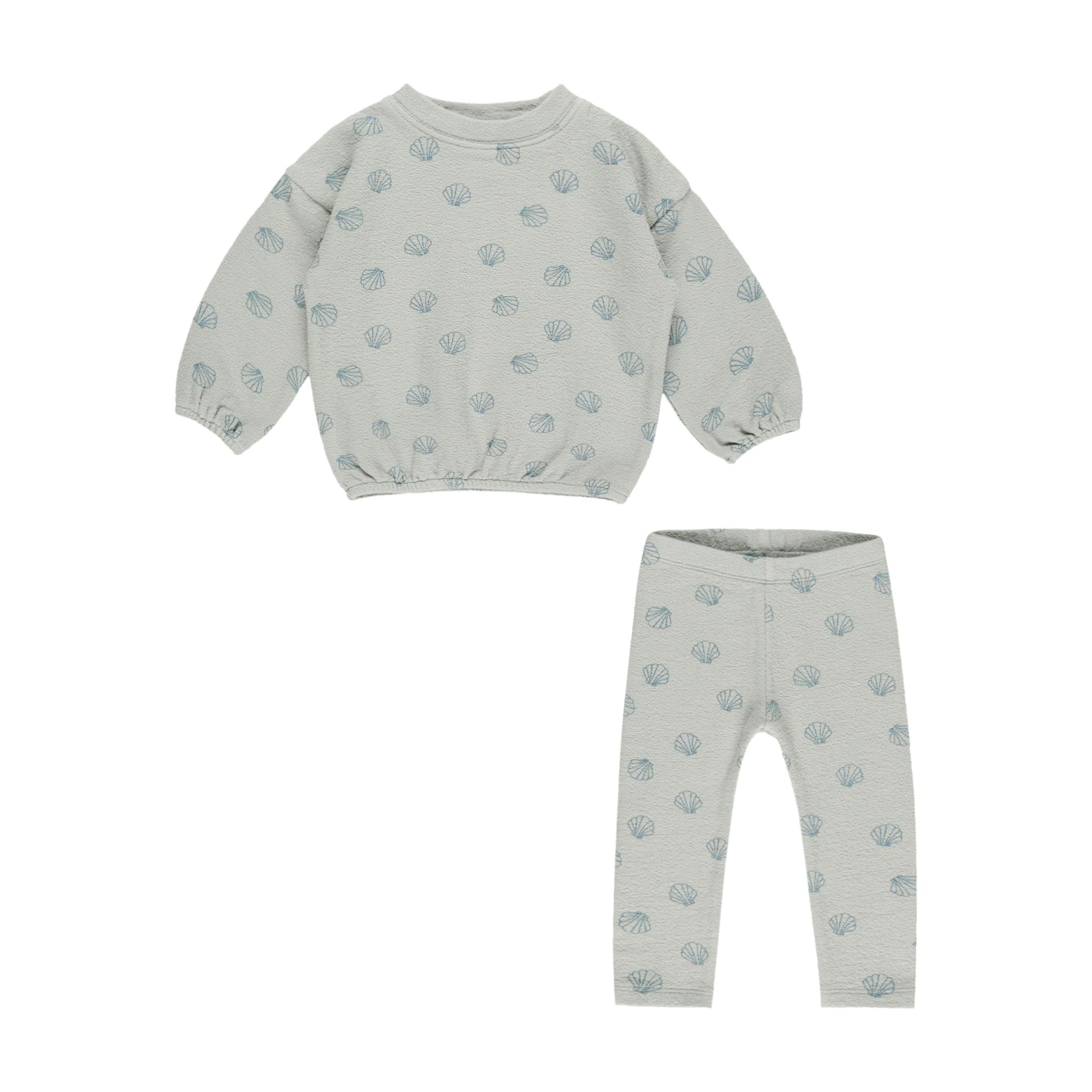 Spongey Knit Set || Seashells | Rylee + Cru