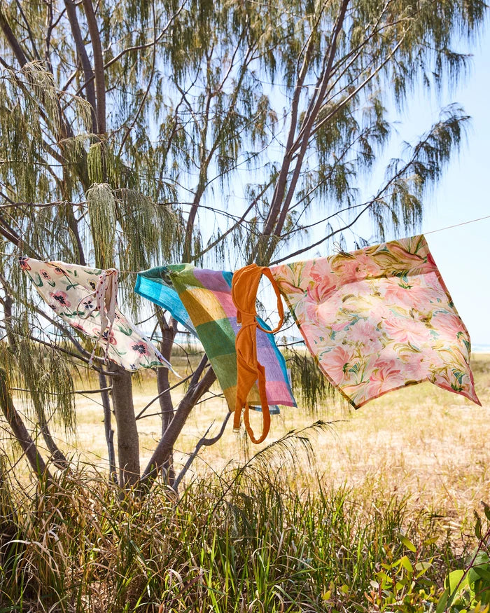 Warm Floral Breeze Tea Towel | Kip & Co