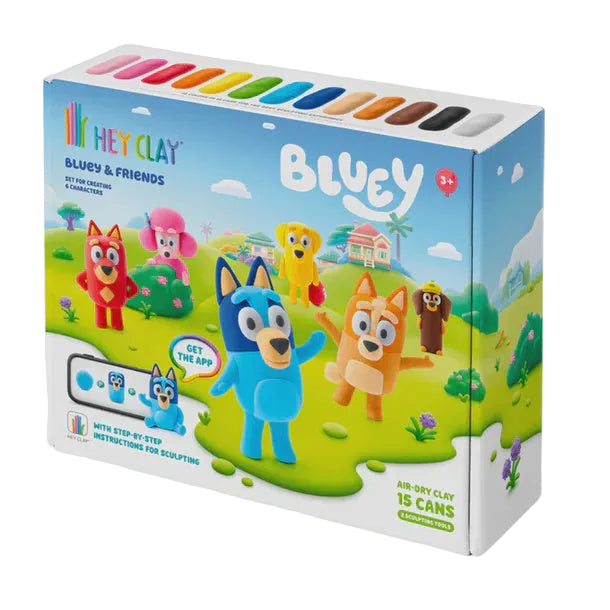 Bluey & Friends, Series Collection, 15 Cans | Hey Clay