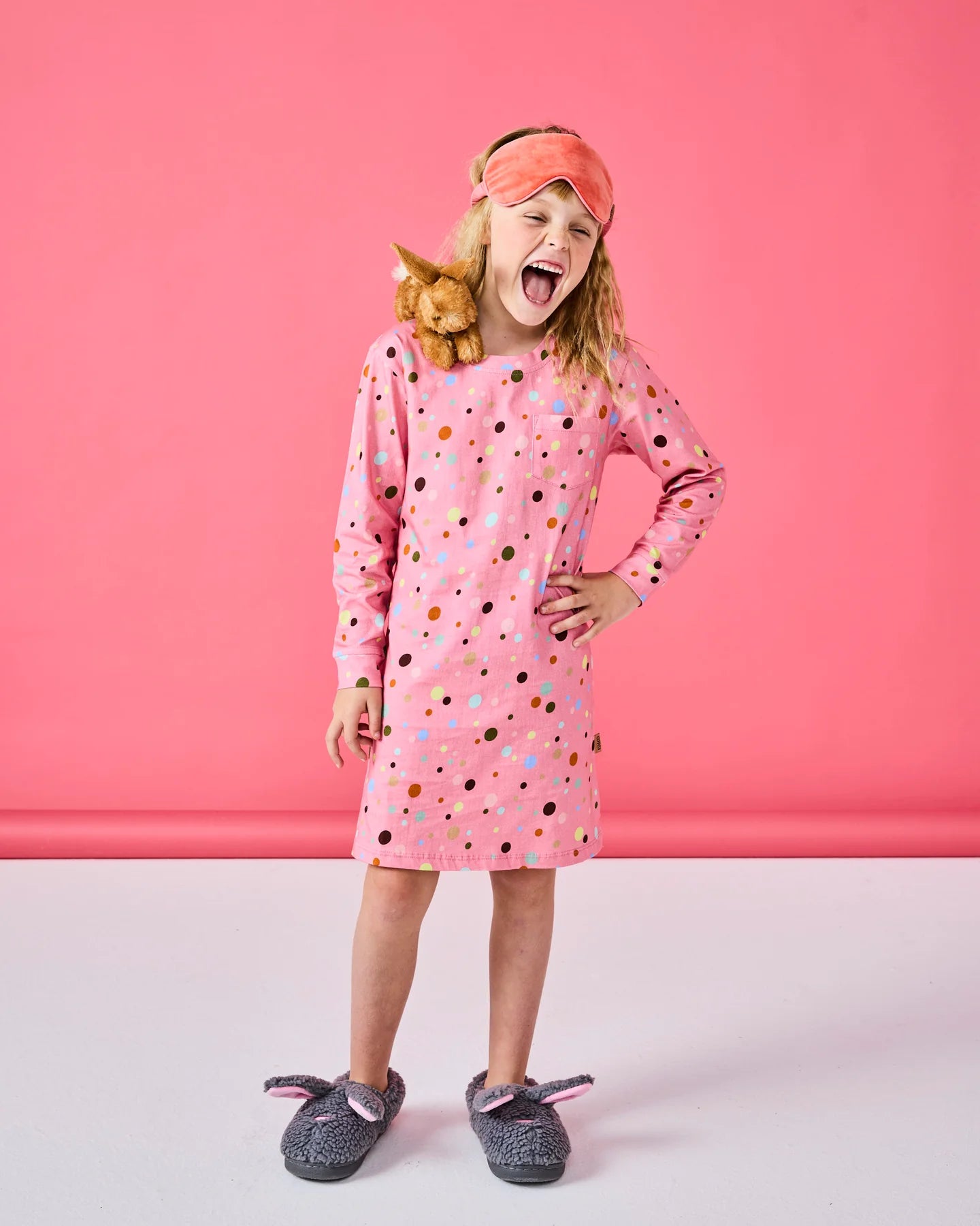 Poppy Queen Velvet Eye Mask | Kip & Co