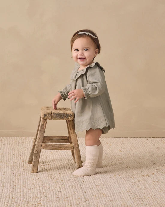 Long Sleeve Isla Dress - Laurel | Quincy Mae