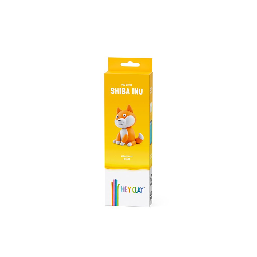 DOG STORY, SHIBA INU, 3 CANS, 5 COLOUR | Hey Clay