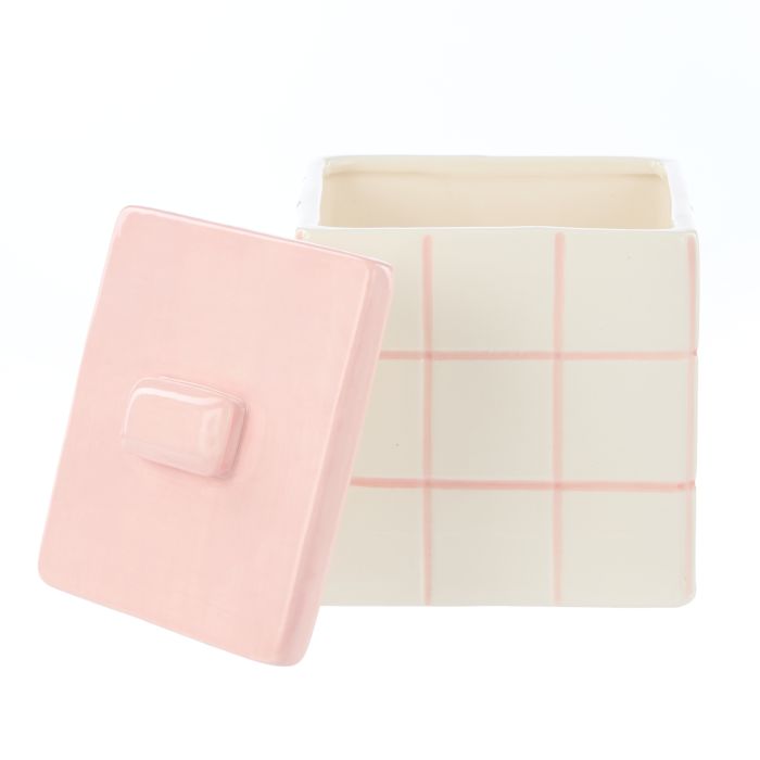 Lulu Collection Ceramic Box - Pink | Emporium